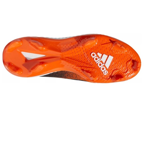 Adidas Men’s Icon V Bounce Orange/Black brand new Cleats US 10.5  D - Picture 7 of 8